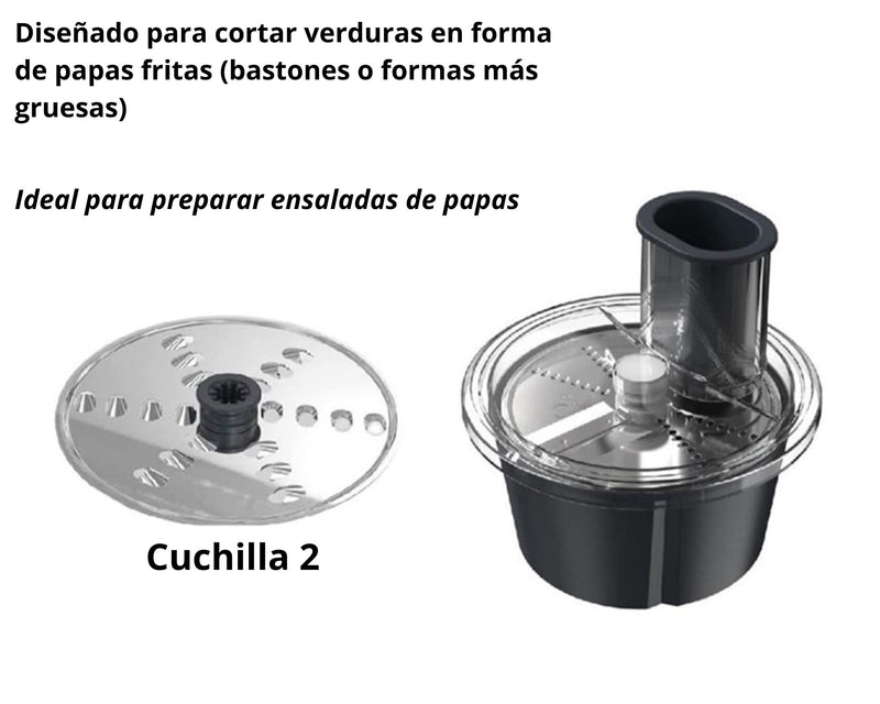 Coupix - Cortador de Verduras para Thermomix - Cuchilla 2